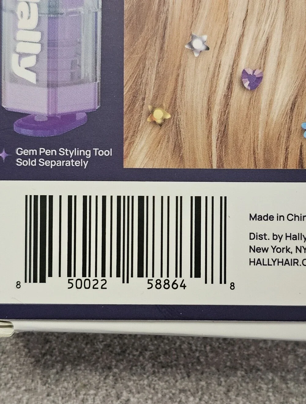 Hally Gem Pen Hair Styling Set w/ 150 Gems – Easy Bling Tool  & Refills NEW